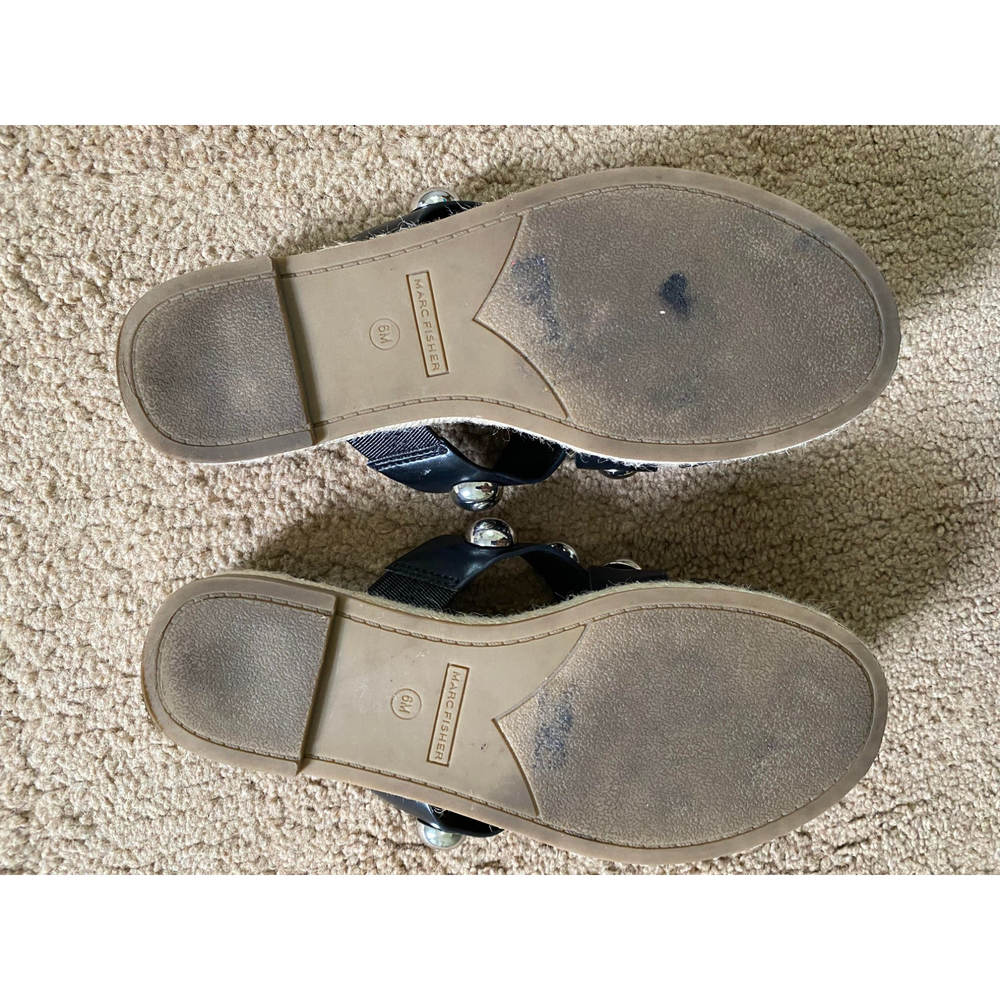 Marc Fisher Strappy Sandals Size 6 - Picture 4 of 4